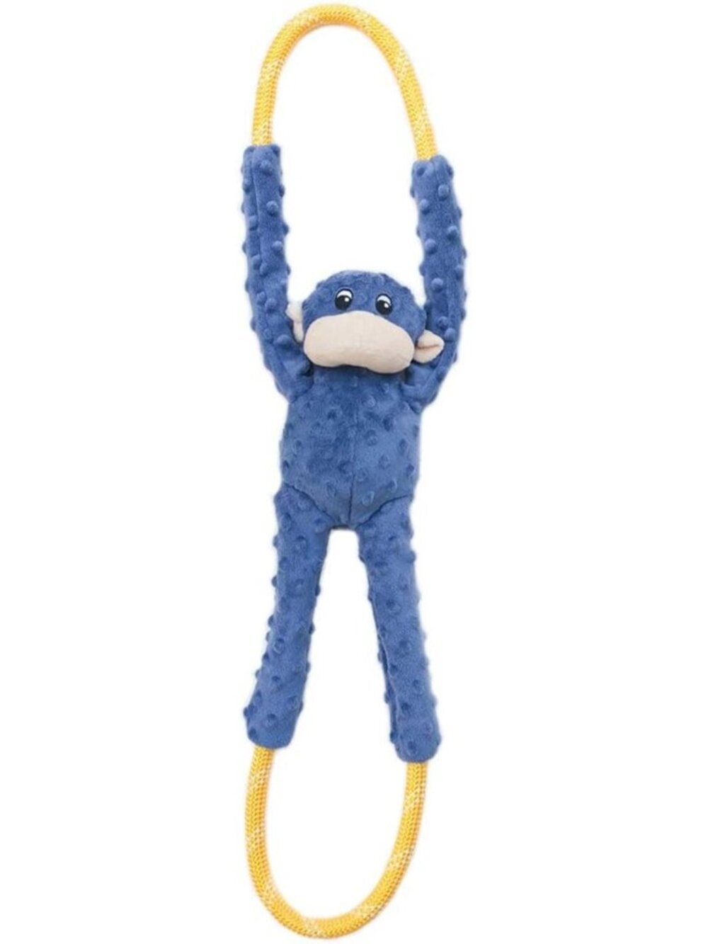 Durable Interactive Dog Tug Rope Toy - Squeaky Pull Toy for All Dog Sizes